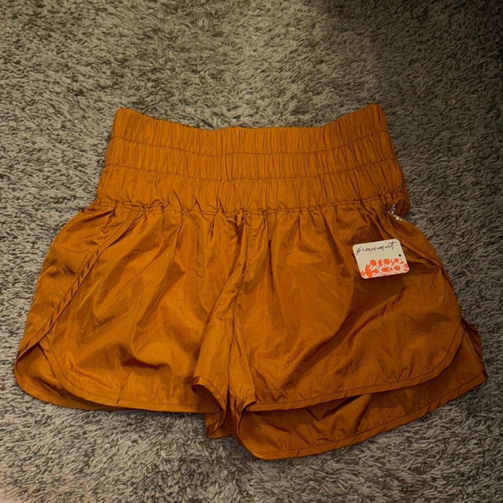 Free People Orange Women's Shorts